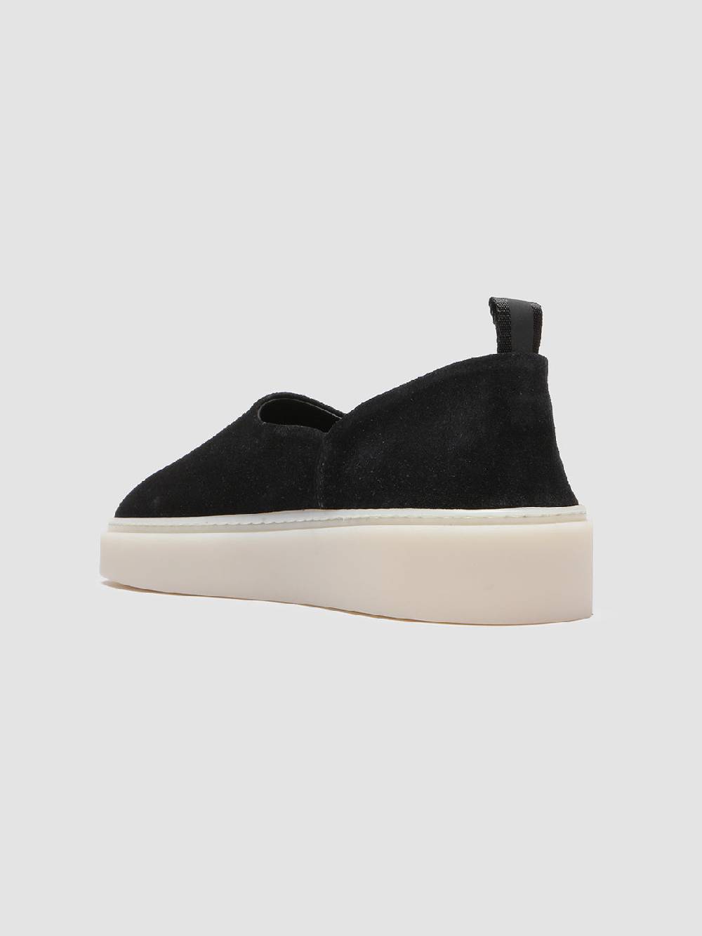 Officine Creative MUSKRAT 101 Sneaker in Pelle Scamosciata Nera Spedizione Gratuita