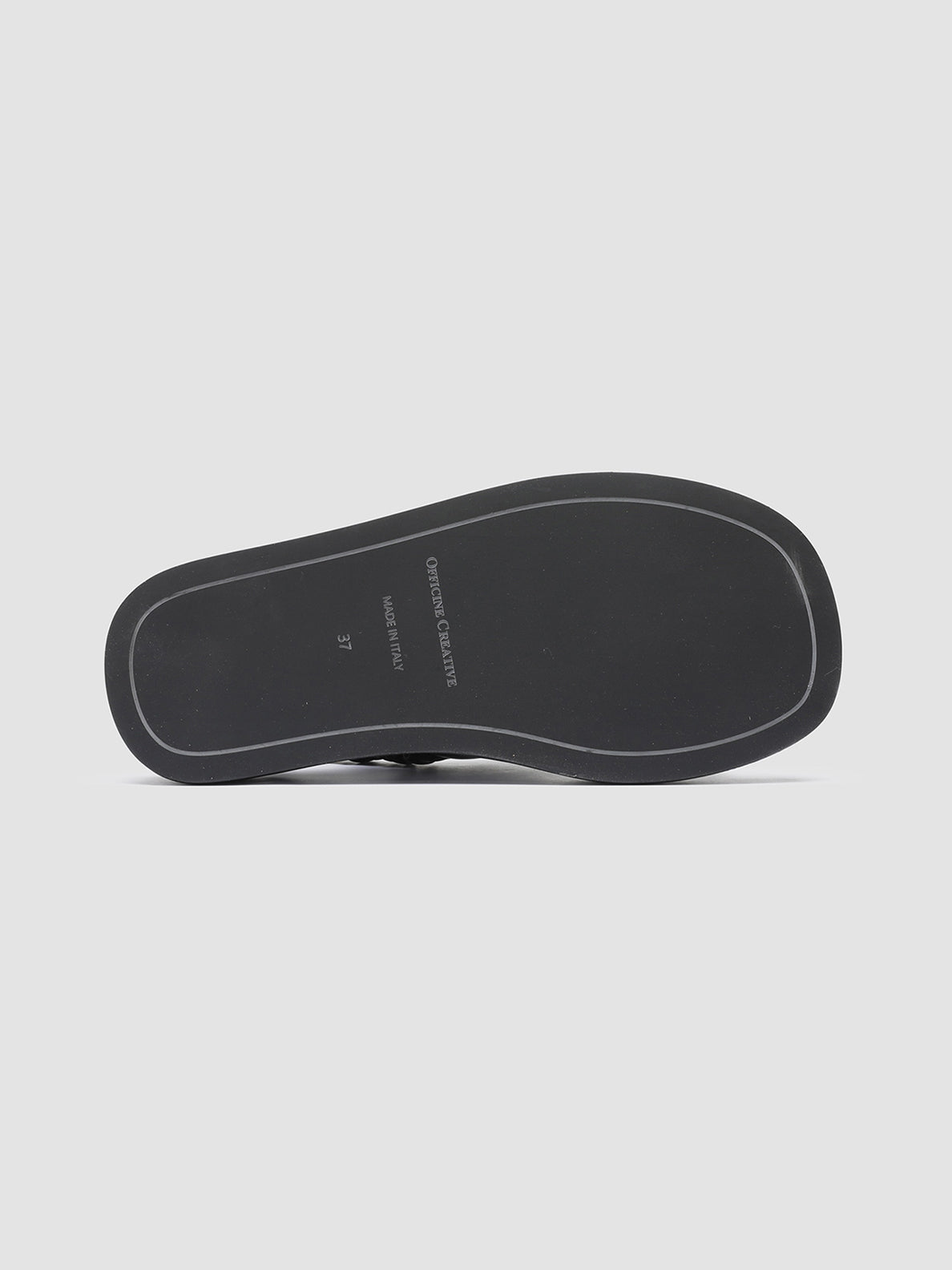 Officine Creative PATTY 005 Sandali in Pelle Nera Pezzi Unici