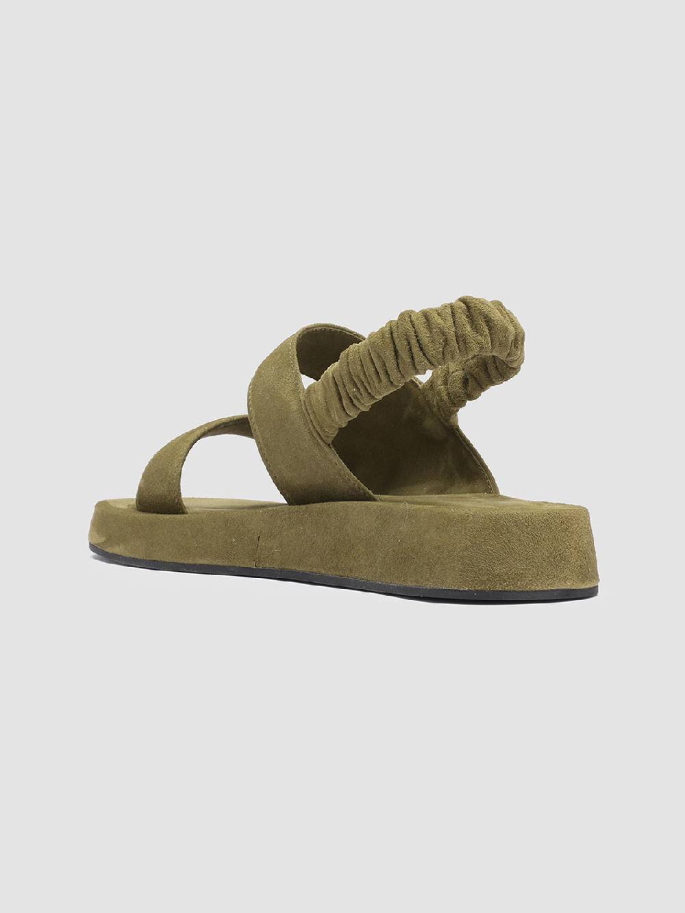 Officine Creative PATTY 005 Sandali in Pelle Scamosciata Verde Soddisfazione Garantita