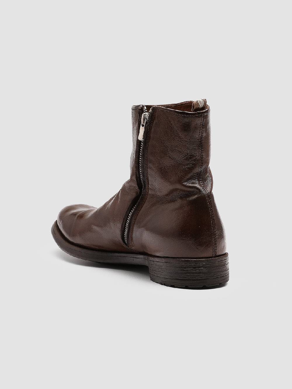 Officine Creative HIVE 010 Stivali in Pelle Marrone Negozi Online