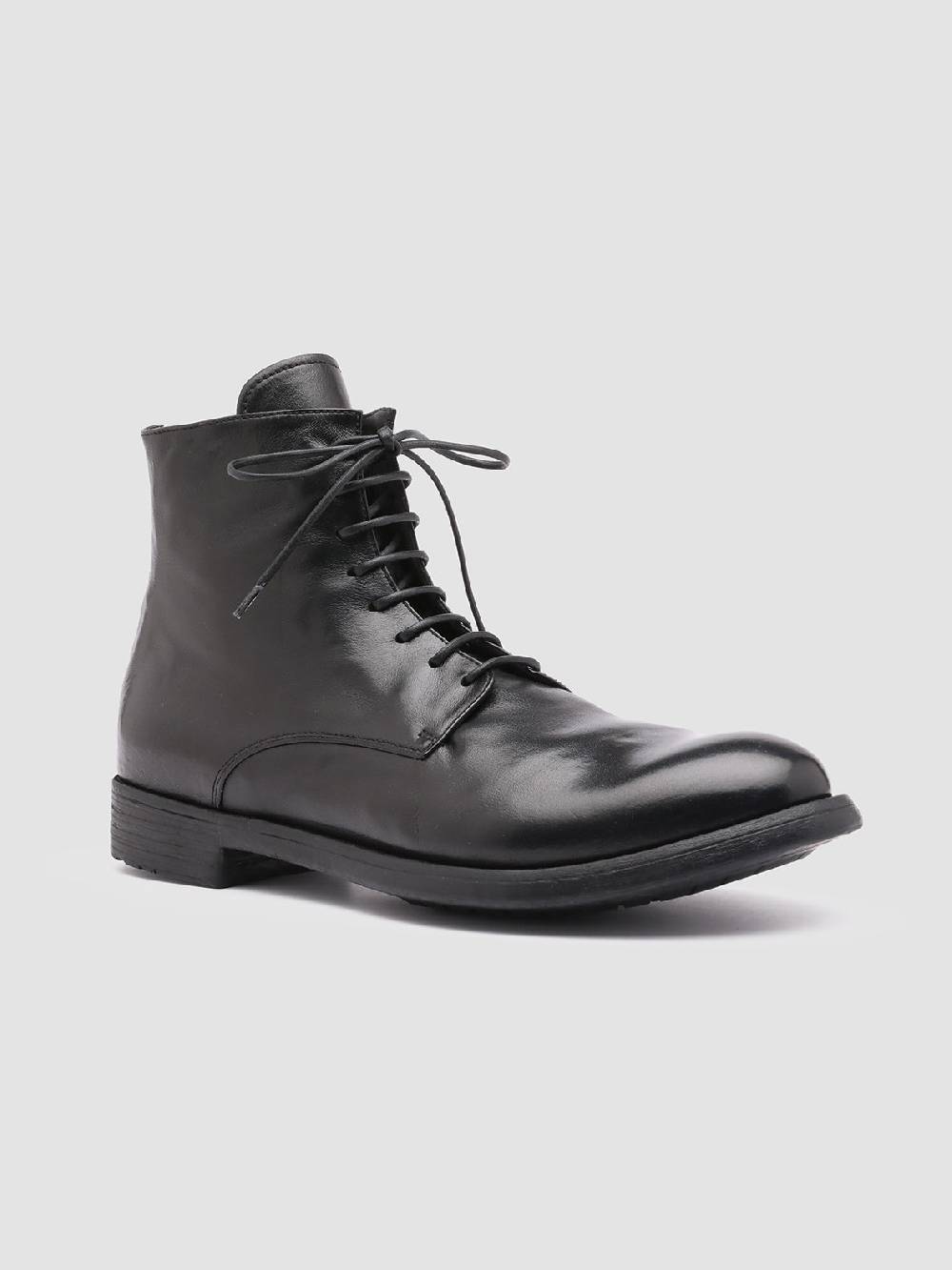 Officine Creative HIVE 016 Stivali in Pelle Nera Consegna Veloce