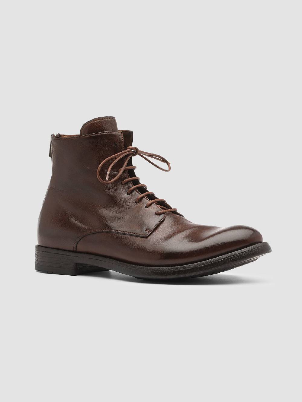 Officine Creative HIVE 016 Stivali in Pelle Marrone Fino Al -60%