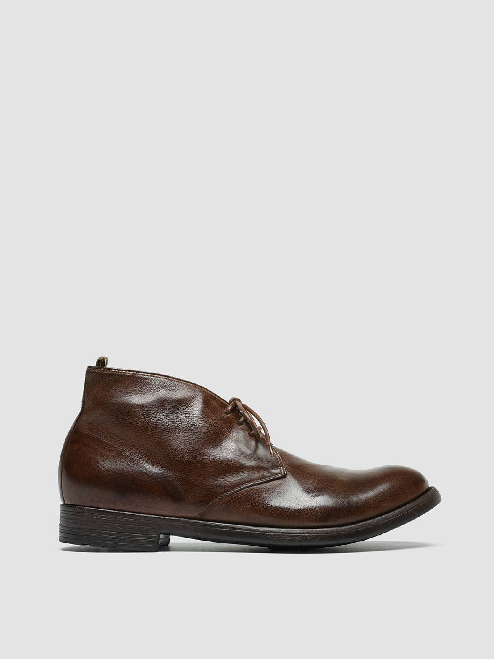Officine Creative HIVE 050 Stivali Chukka in Pelle Marrone Shopping Online