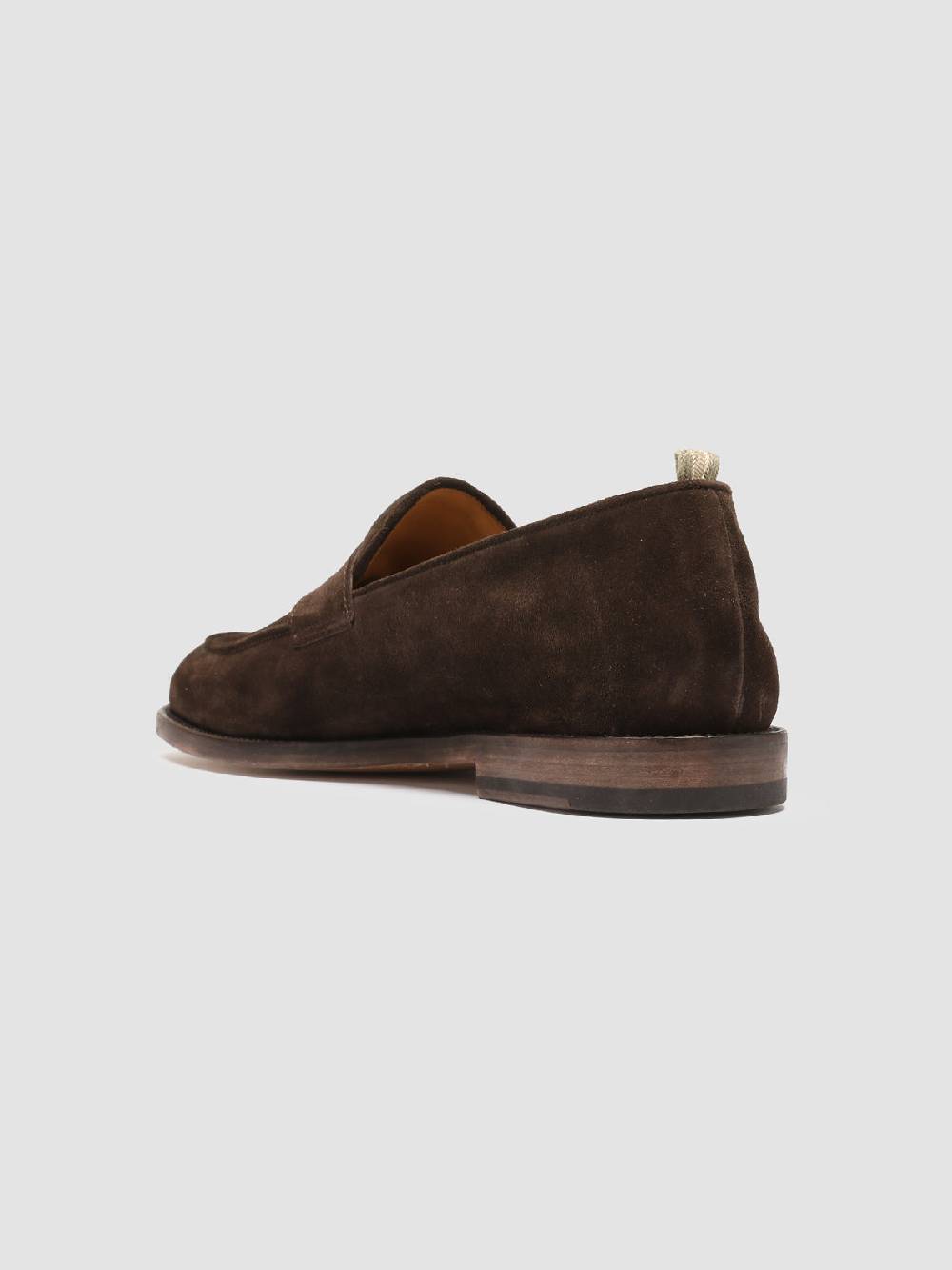 Officine Creative OPERA 001 Mocassini Penny Loafer in Pelle Scamosciata Marrone Offerta