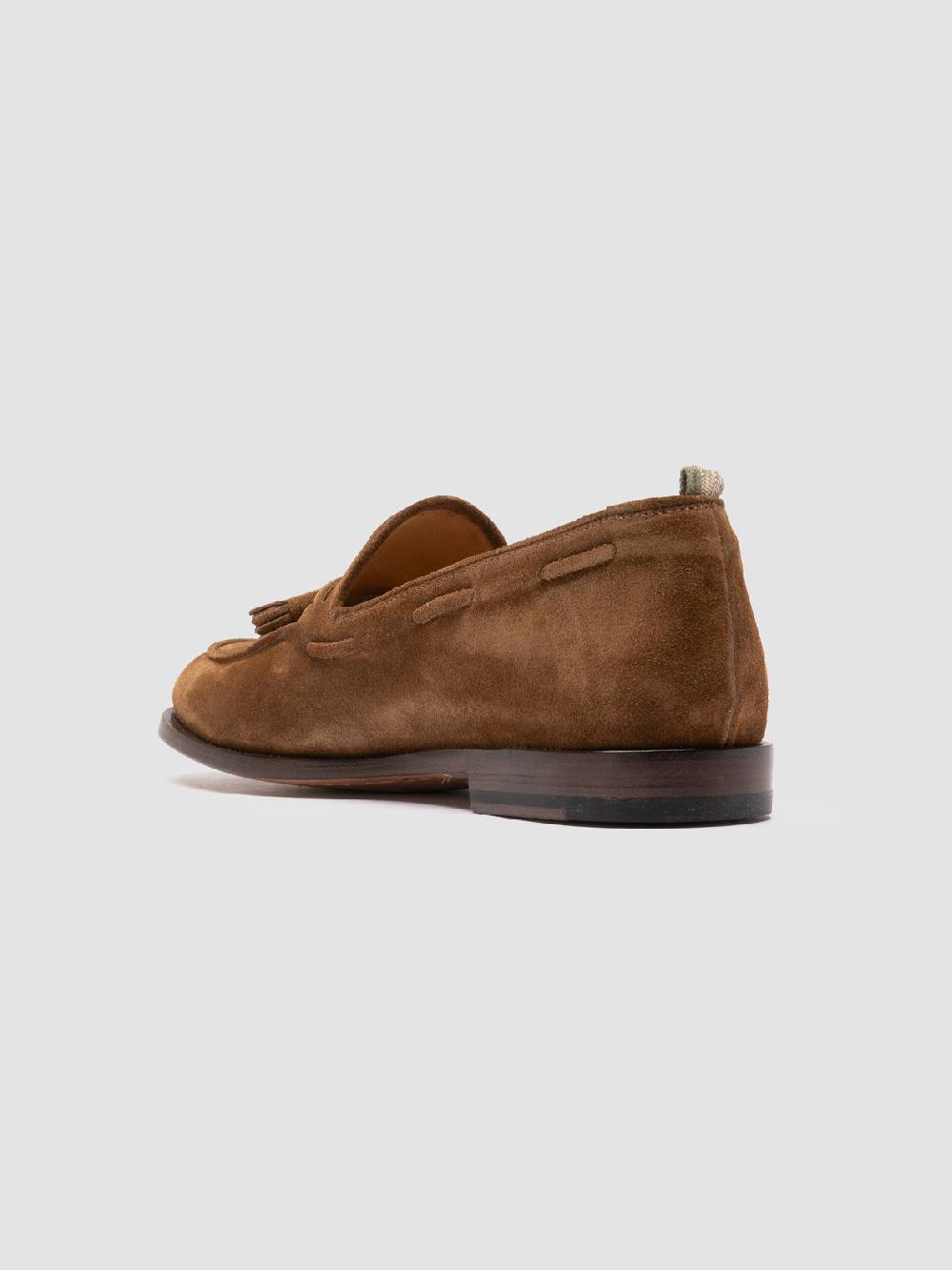 Officine Creative OPERA 002 Mocassini con Nappine in Camoscio Marrone Online