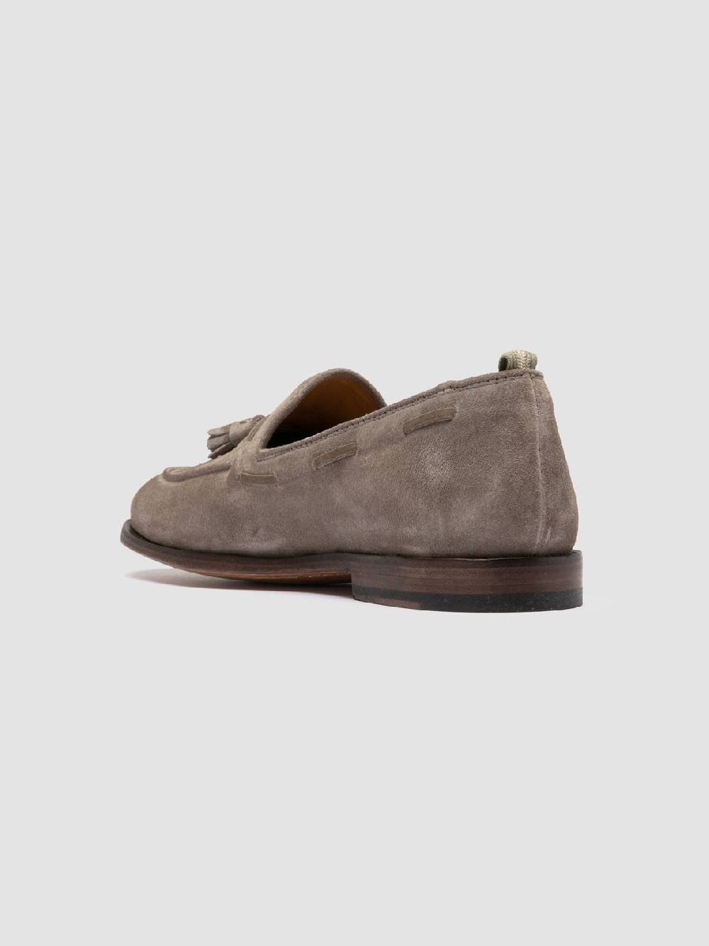 Officine Creative OPERA 002 Mocassini con Nappine in Camoscio Tortora Outlet
