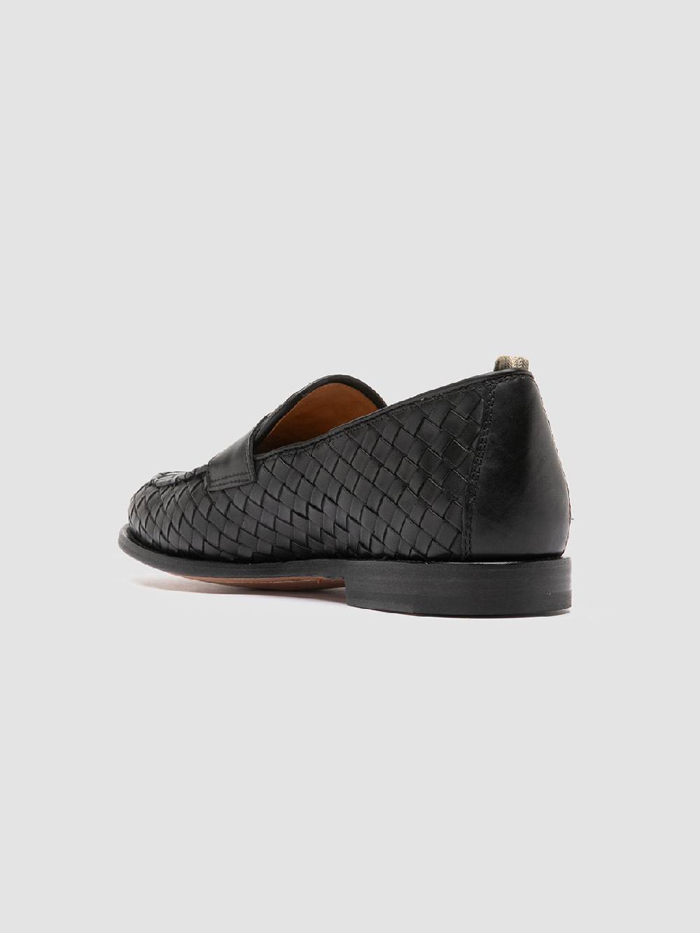 Officine Creative OPERA 003 Mocassini Penny in Pelle Nera In Vendita