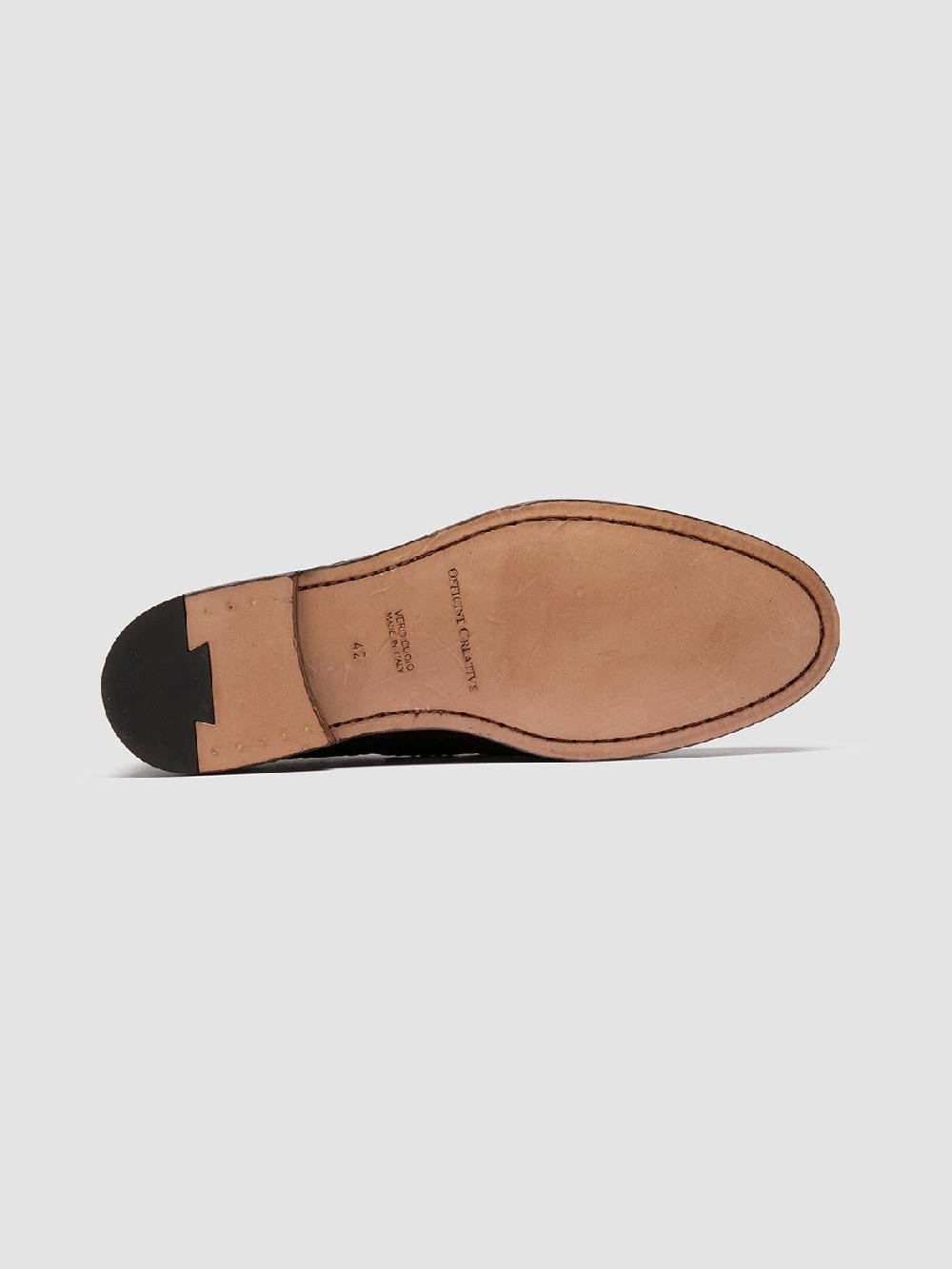 Officine Creative OPERA 004 Mocassini con Nappine in Pelle Marrone Saldi