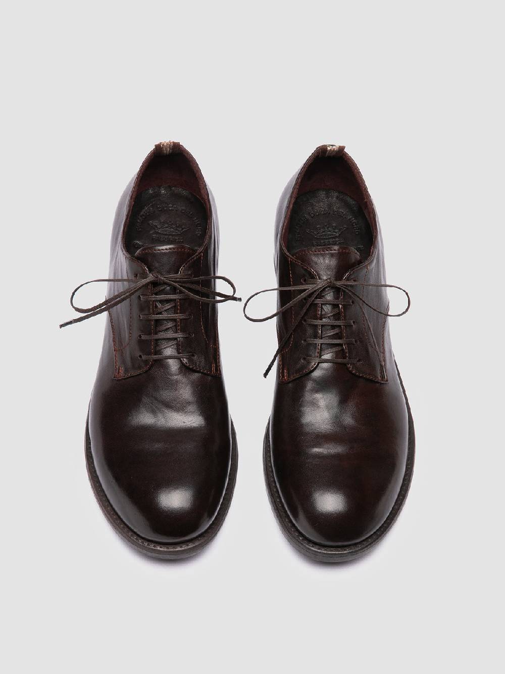 Officine Creative SARGEANT 001 Derby in Pelle Marrone Offerte