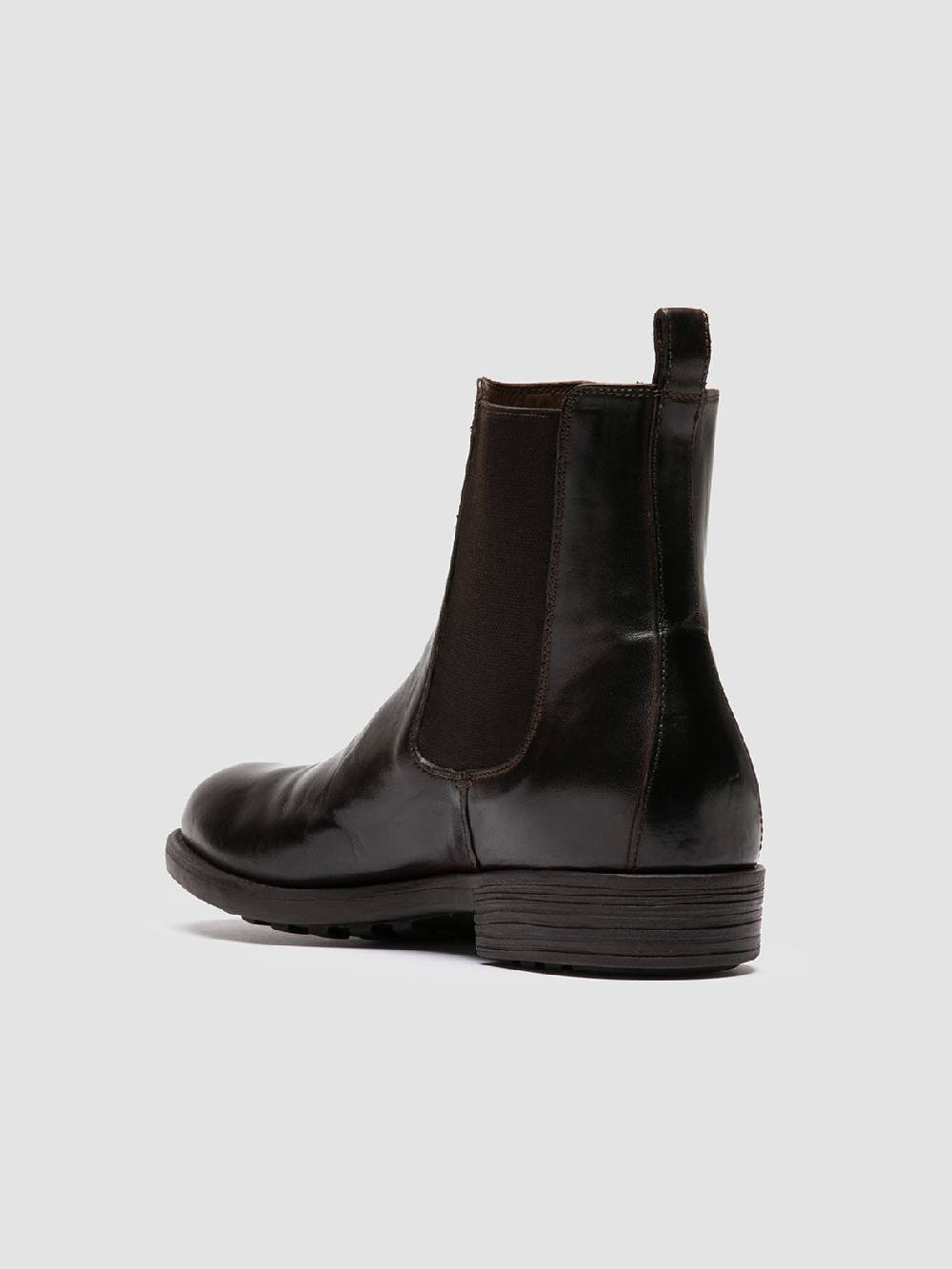 Officine Creative SARGEANT 006 Stivaletti Chelsea in Pelle Marrone Vendita Economica