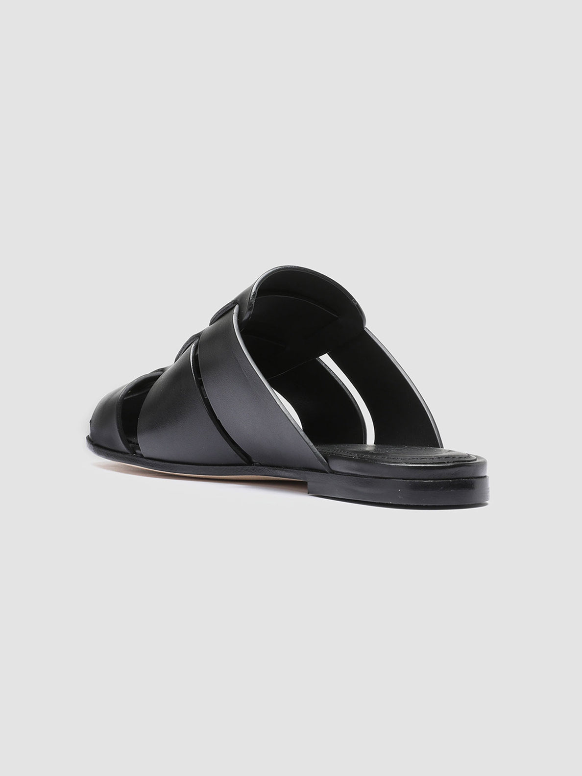 Officine Creative CUBA 001 Sabot in Pelle Nera Negozio online di fabbrica