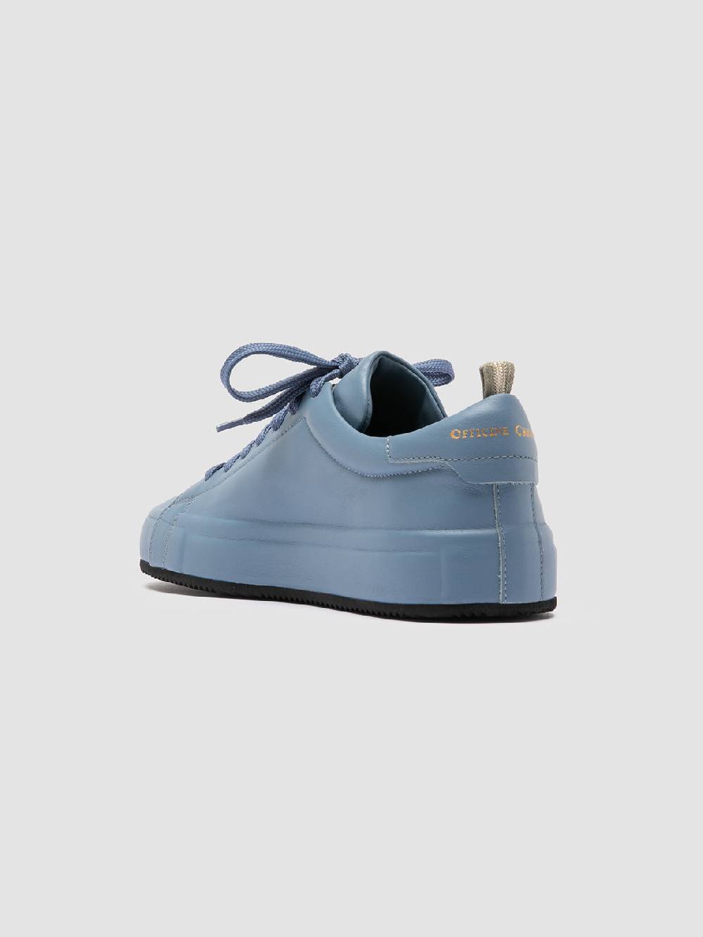 Officine Creative EASY 101 Sneakers Basse in Pelle Blu Offerta speciale