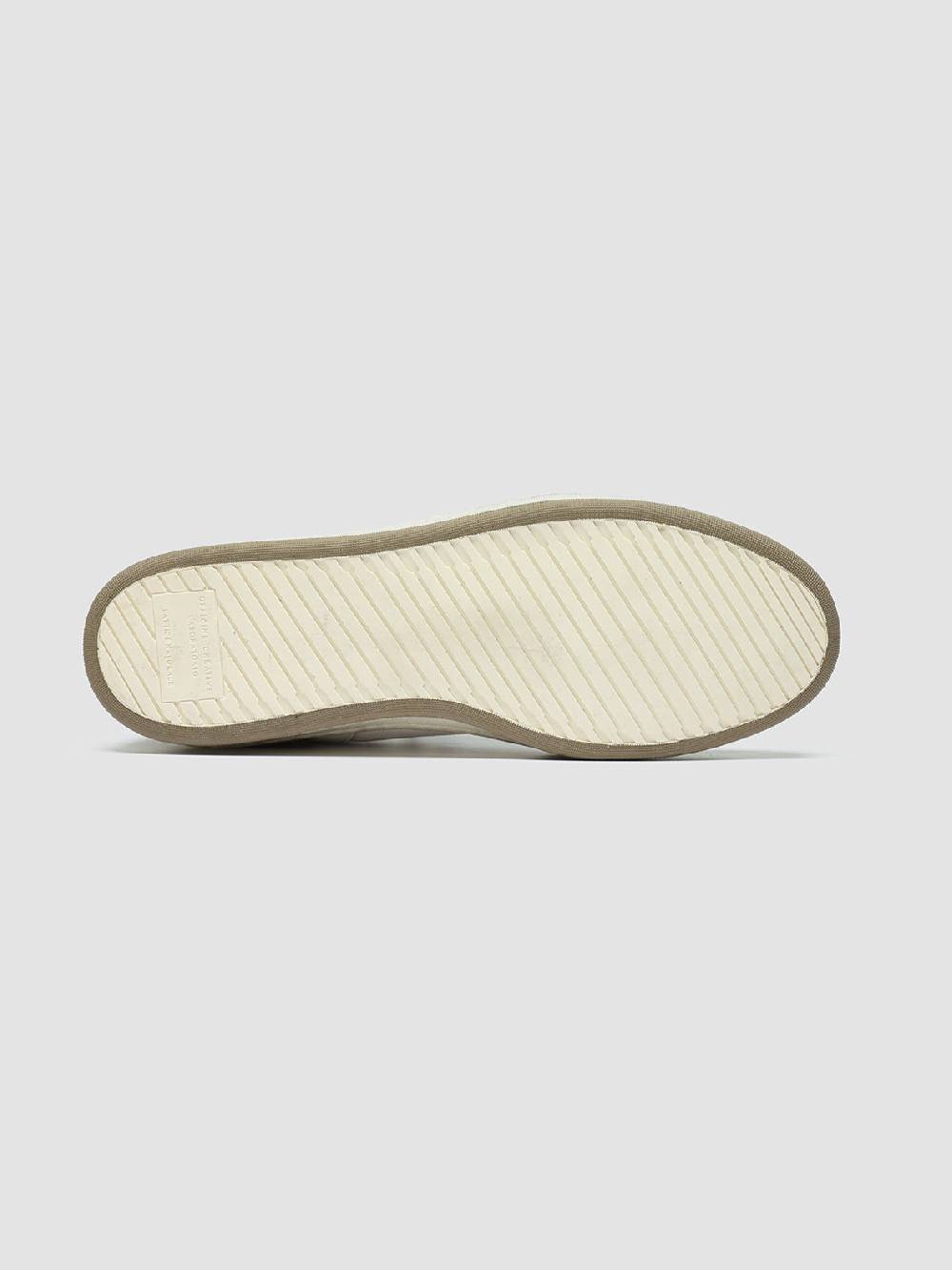 Officine Creative MAGIC 101 Sneakers in Pelle e Camoscio Bianco Grande vendita