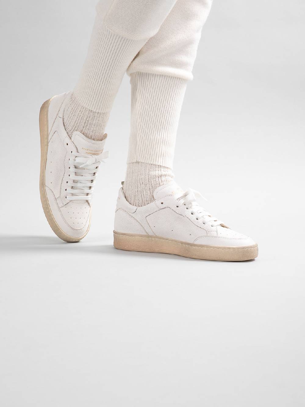 Officine Creative MAGIC 101 Sneakers in Pelle Bianca Fornitura limitata