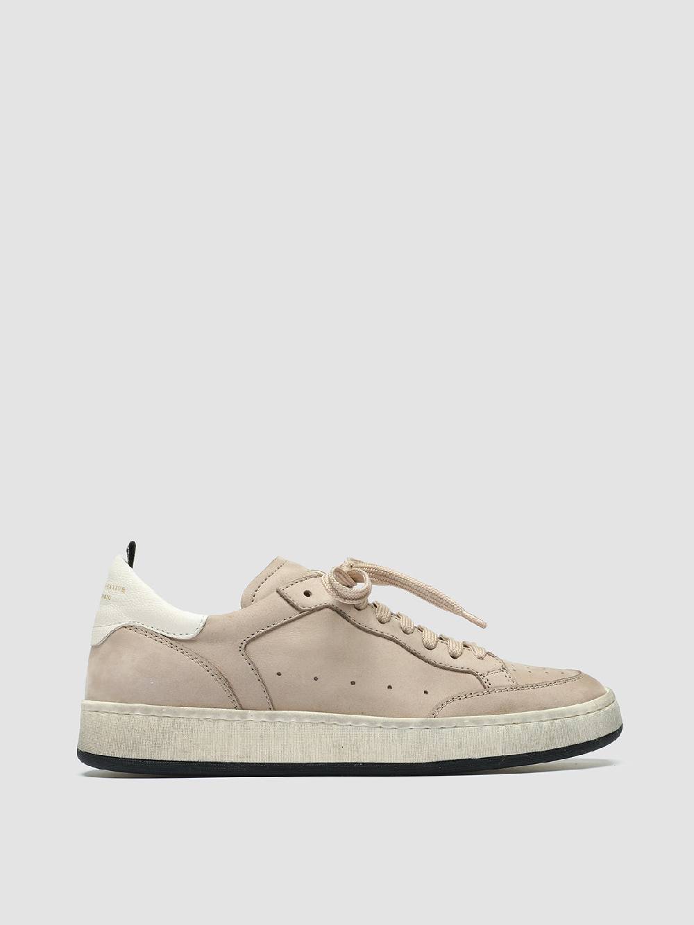 Officine Creative MAGIC 102 Sneakers in Pelle e Camoscio Marrone