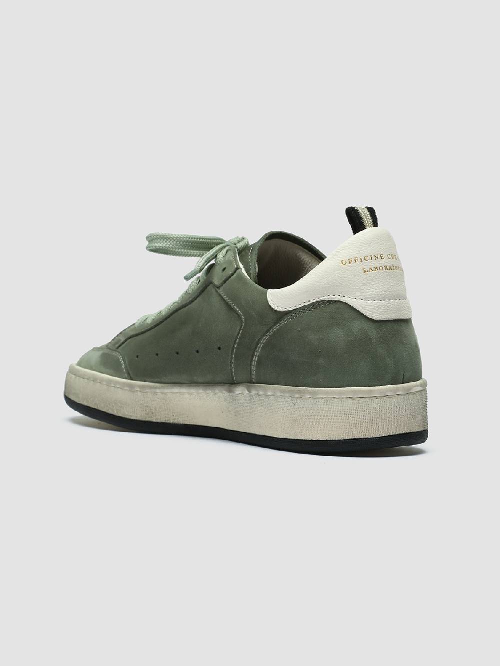 Officine Creative MAGIC 102 Sneakers in Pelle e Camoscio Verde Black Friday