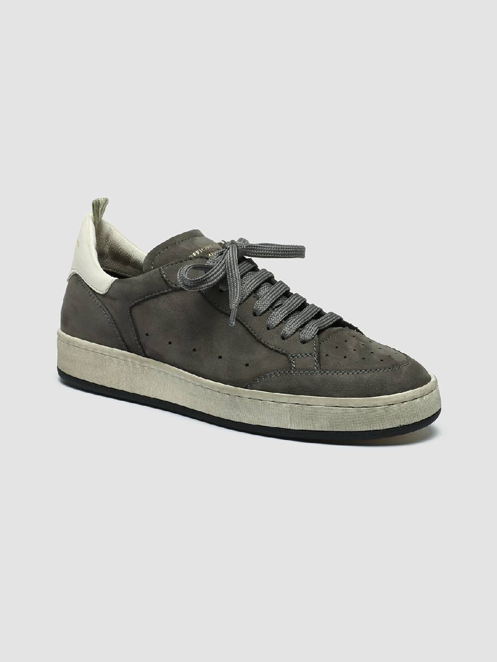 Officine Creative MAGIC 102 Sneakers in Pelle e Camoscio Grigio Cyber Monday