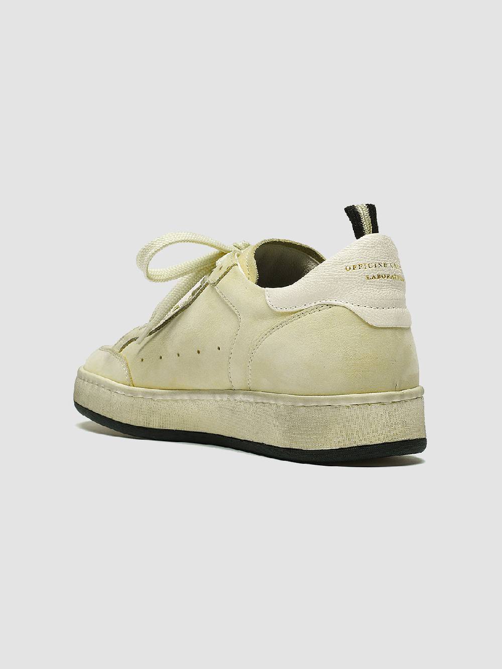 Officine Creative MAGIC 102 Sneakers in Camoscio e Pelle Beige Offerta natalizia