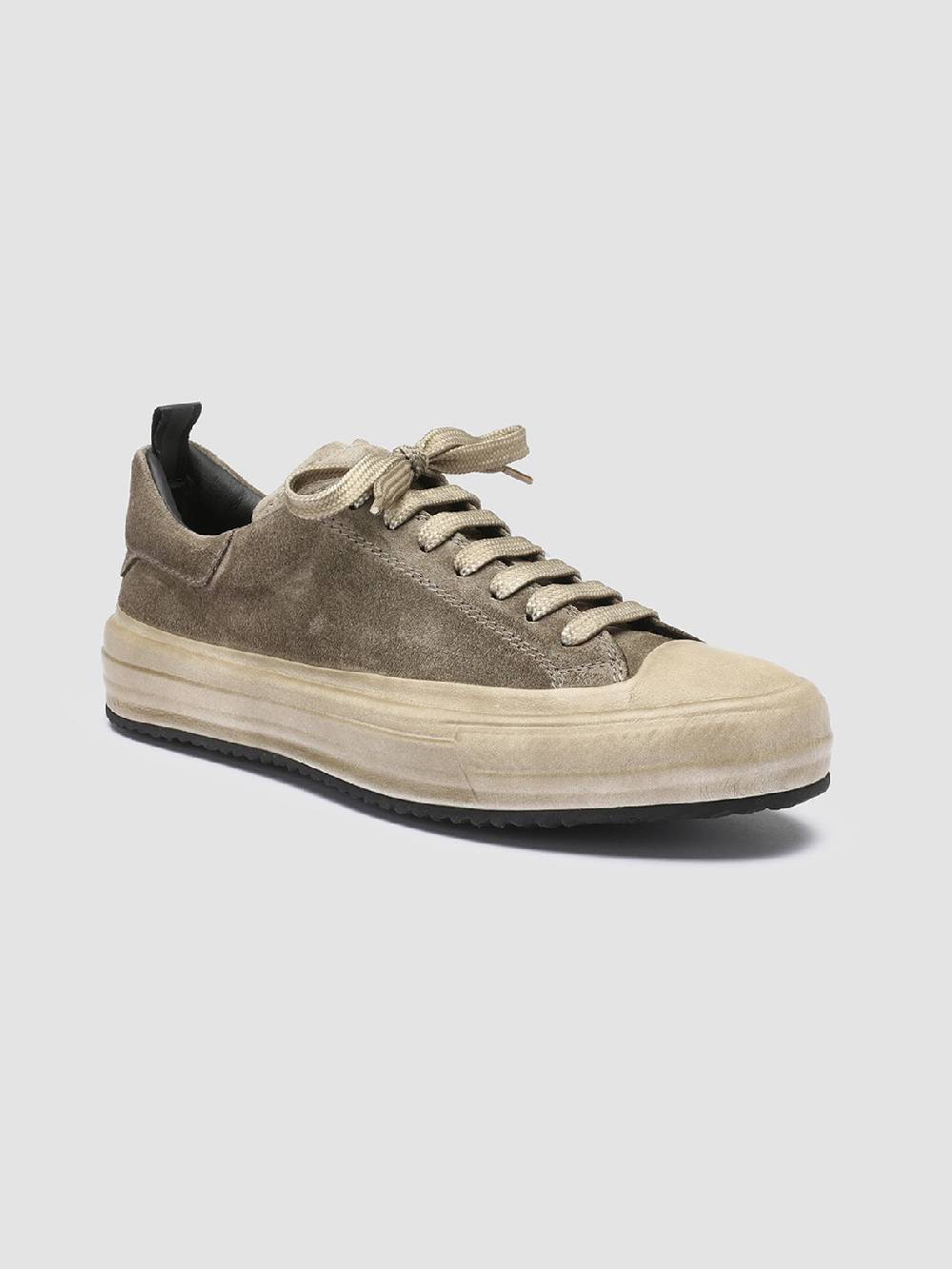 Officine Creative MES 105 Sneakers in Pelle Scamosciata Verde Offerta per la Festa della Mamma