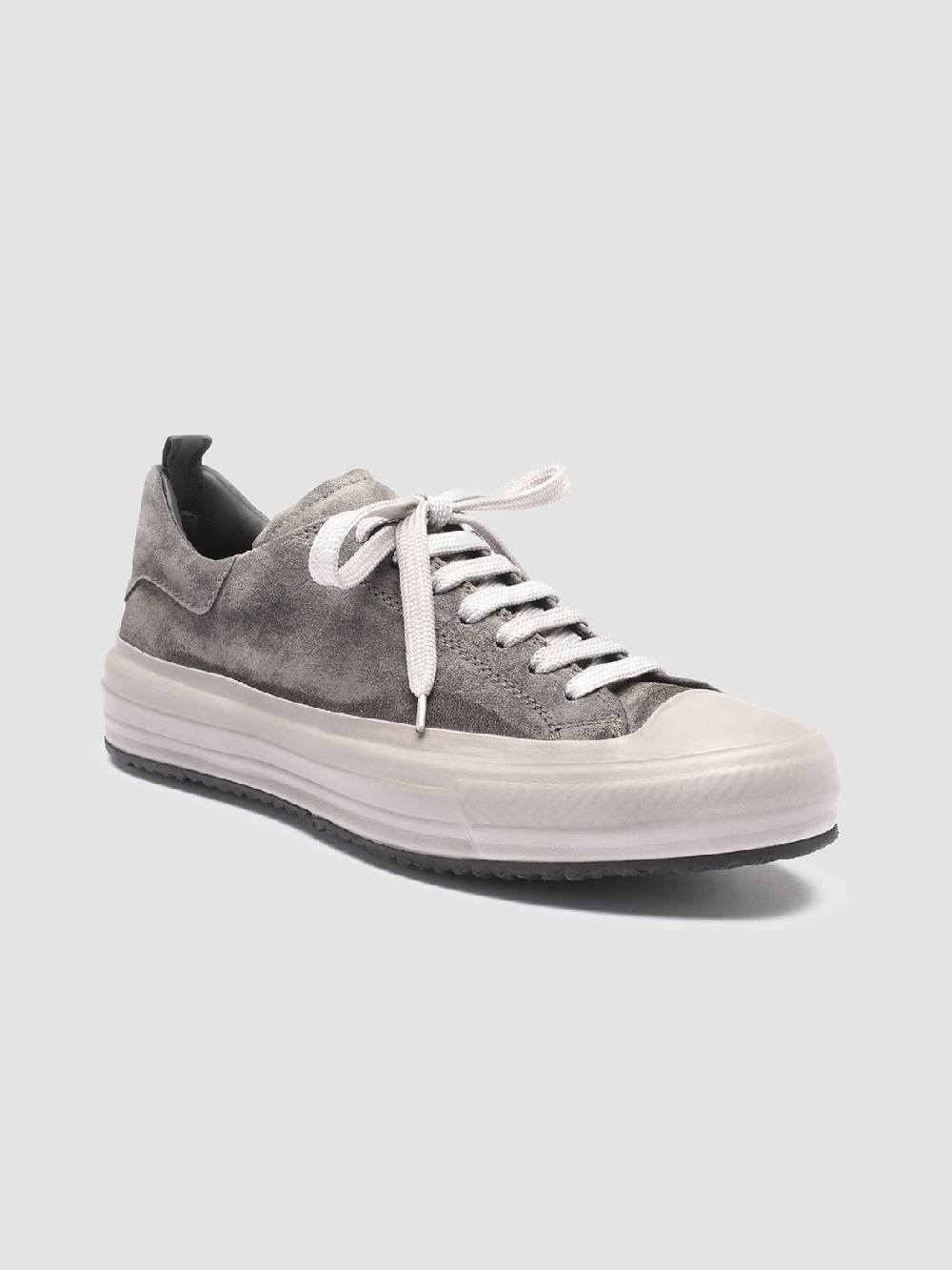 Officine Creative MES 105 Sneakers in Pelle Scamosciata Grigia Offerta Giorno del Papà