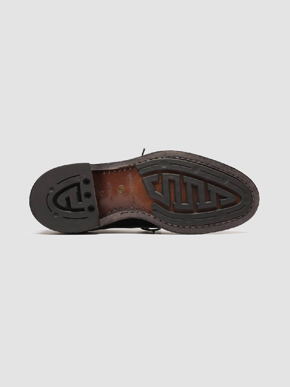 Officine Creative TEMPLE 008 Stivaletti Chelsea in Pelle Marrone Latest fashion