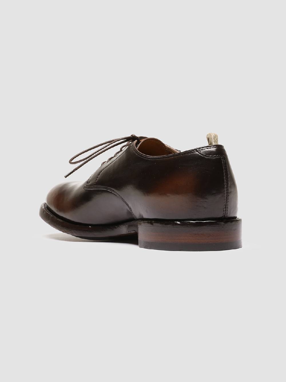 Officine Creative TEMPLE 018 Scarpe Derby in Pelle Marrone Offerte esclusive