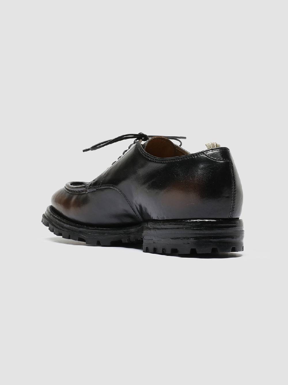 Officine Creative VAIL 009 Dark Brown Leather Derby Shoes Nuovi prodotti
