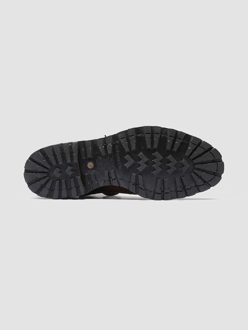 Officine Creative VAIL 012 Dark Brown Leather Monkstrap Shoes Offerte stagionali