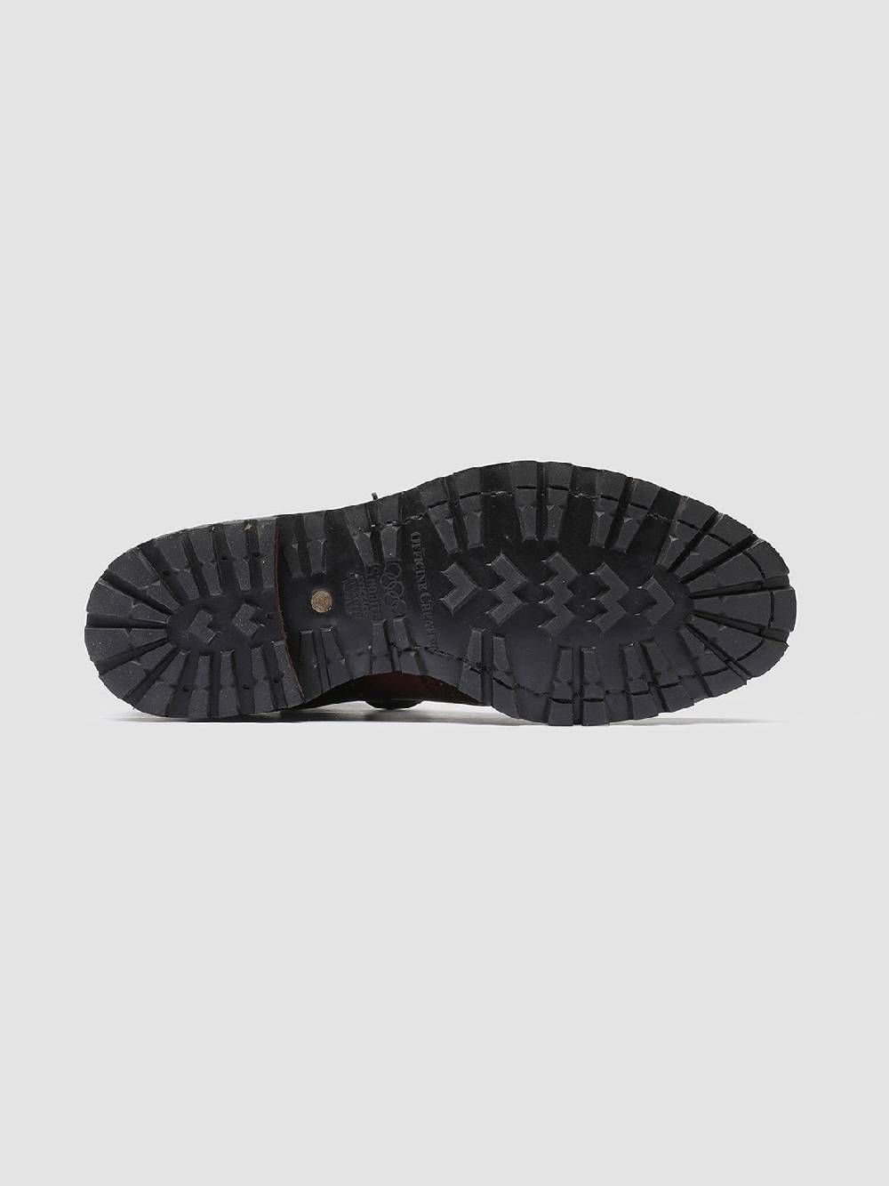 Officine Creative VAIL 012 Dark Brown Suede Monk Shoes Liquidazione