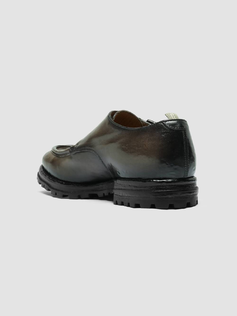 Officine Creative VAIL 012 Gray Leather Monk Shoes Comprane uno, ottenene uno gratis