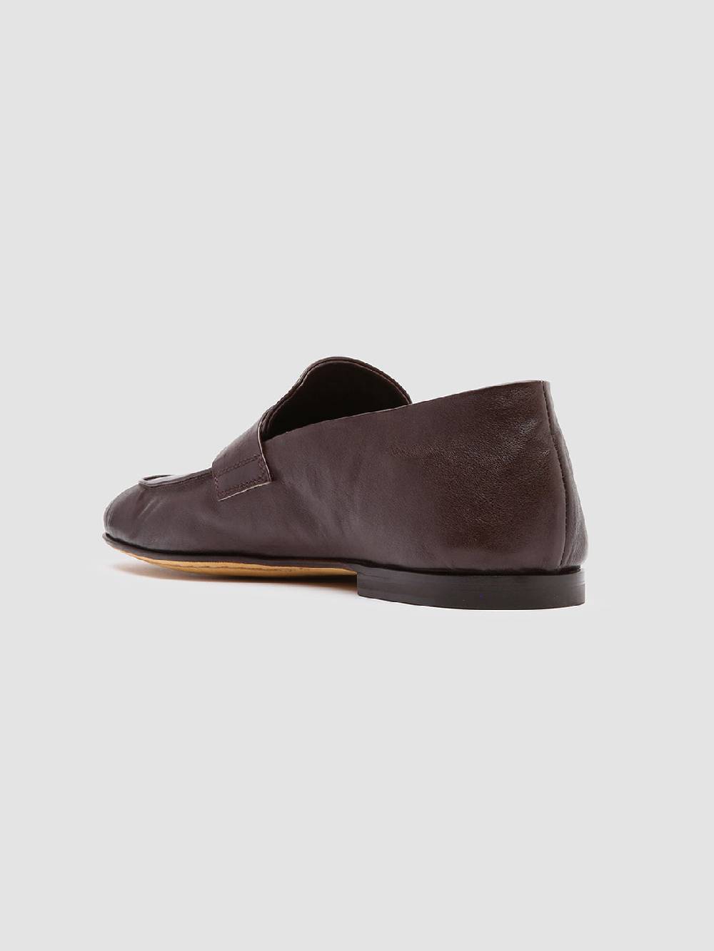 Officine Creative AIRTO 001 Mocassini Penny Loafer in Pelle Marrone Sconti VIP