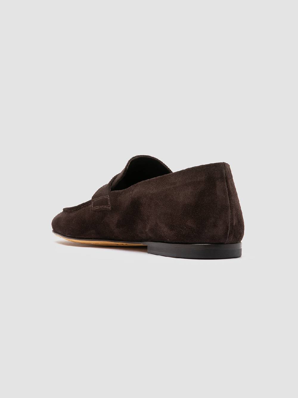 Officine Creative AIRTO 001 Mocassini in Pelle Scamosciata Marrone Prezzo basso