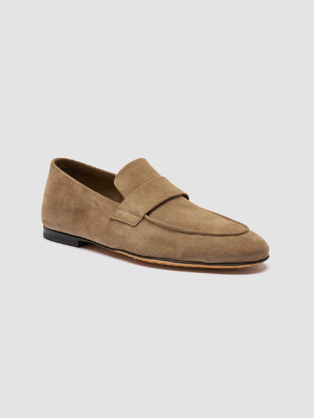 Officine Creative AIRTO 001 Mocassini in Pelle Scamosciata Marrone Super Saving Price