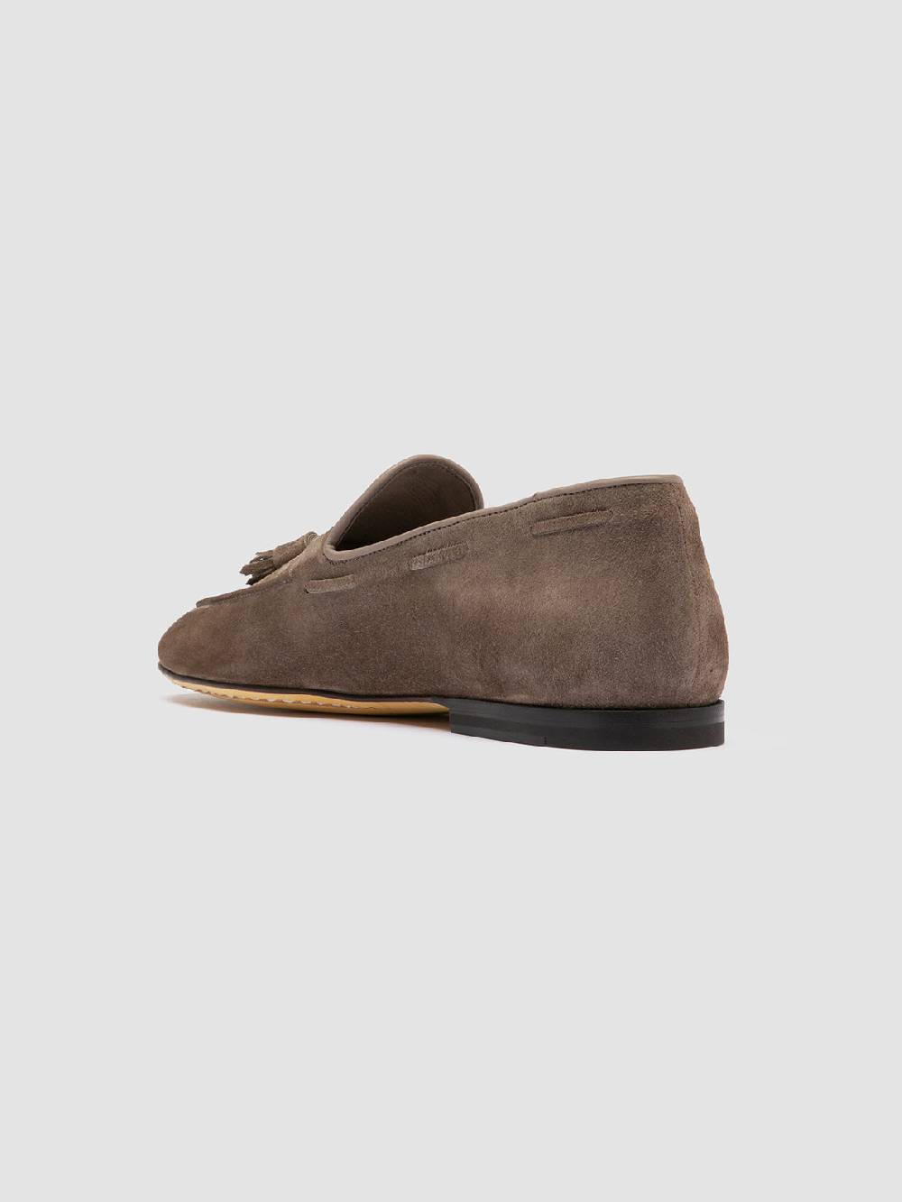 Officine Creative AIRTO 013 Mocassini con Nappine in Pelle Scamosciata Tortora Offerta settimanale