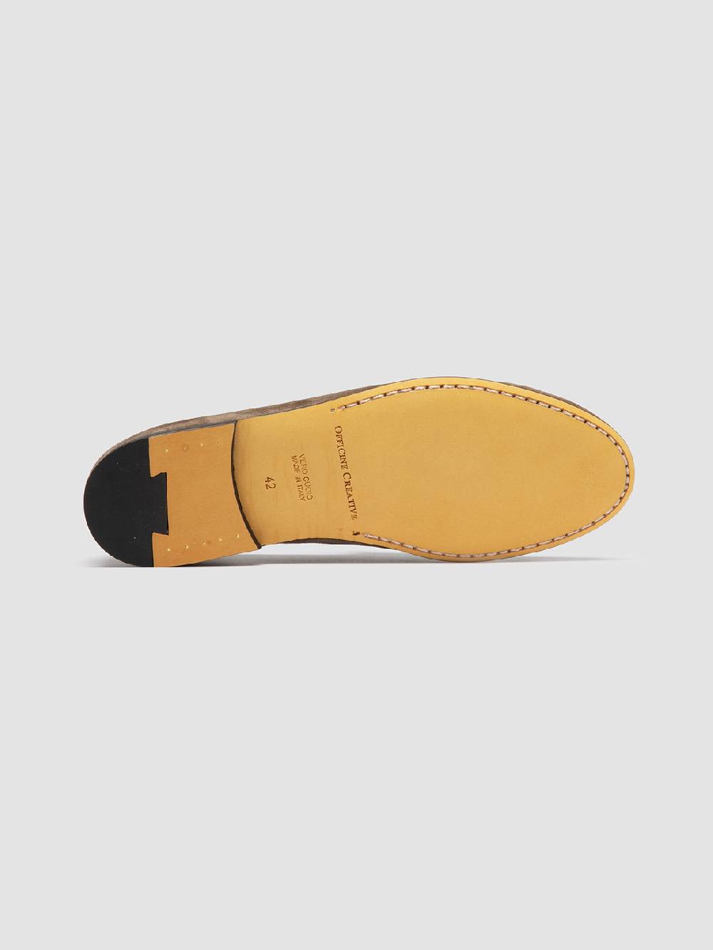 Officine Creative AIRTO 013 Mocassini con Nappine in Pelle Scamosciata Tortora Offerta settimanale