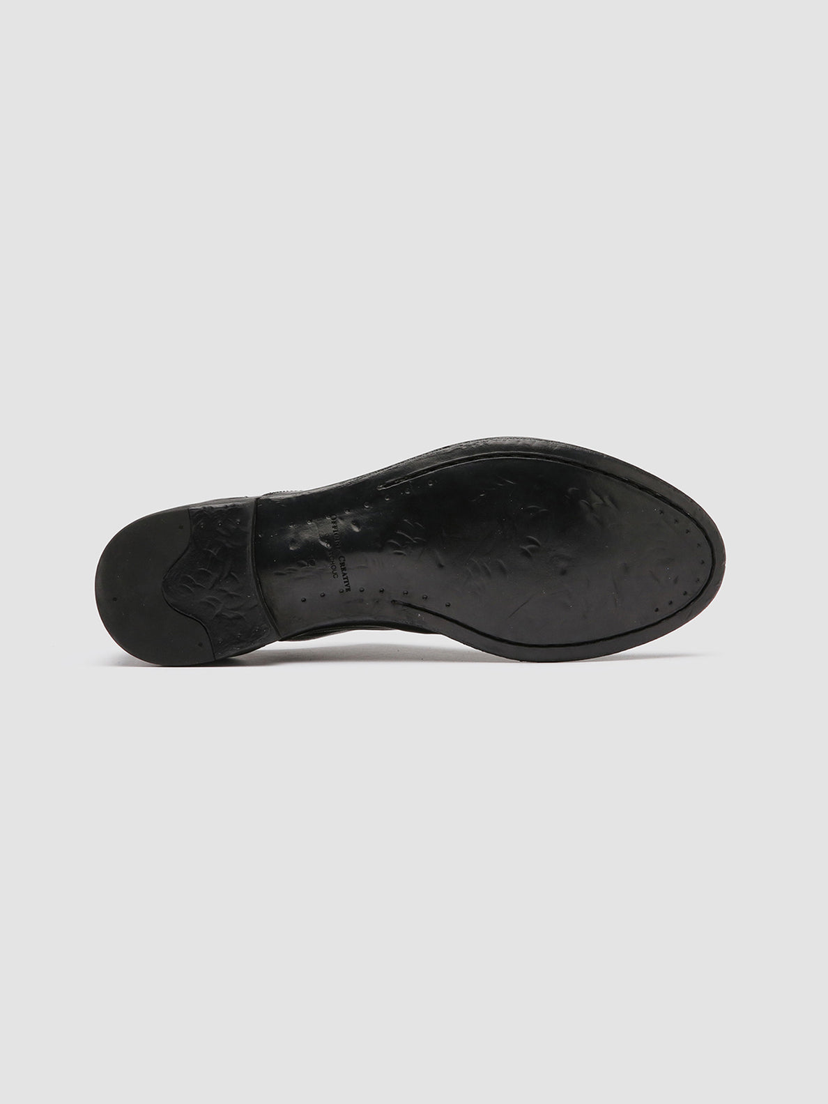 Officine Creative ARC 501 Oxford in Pelle Nera Ritorno libero