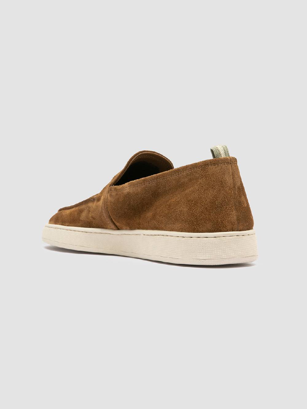 Officine Creative HERBIE 006 Mocassini in Pelle Scamosciata Marrone ACQUISTA ORA