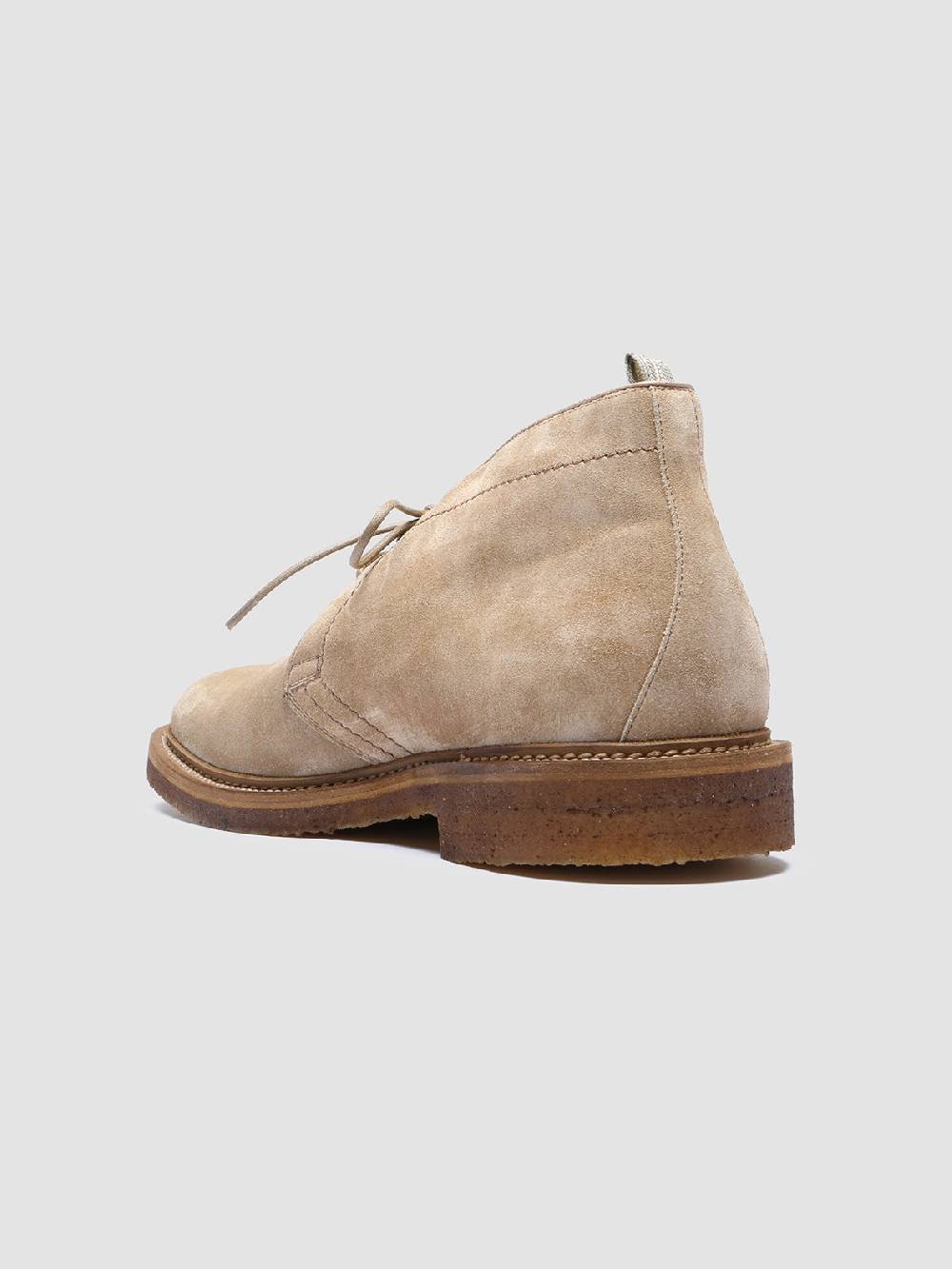 Officine Creative HOPKINS CREPE 114 Stivali Chukka in Pelle Scamosciata Tortora Latest stili