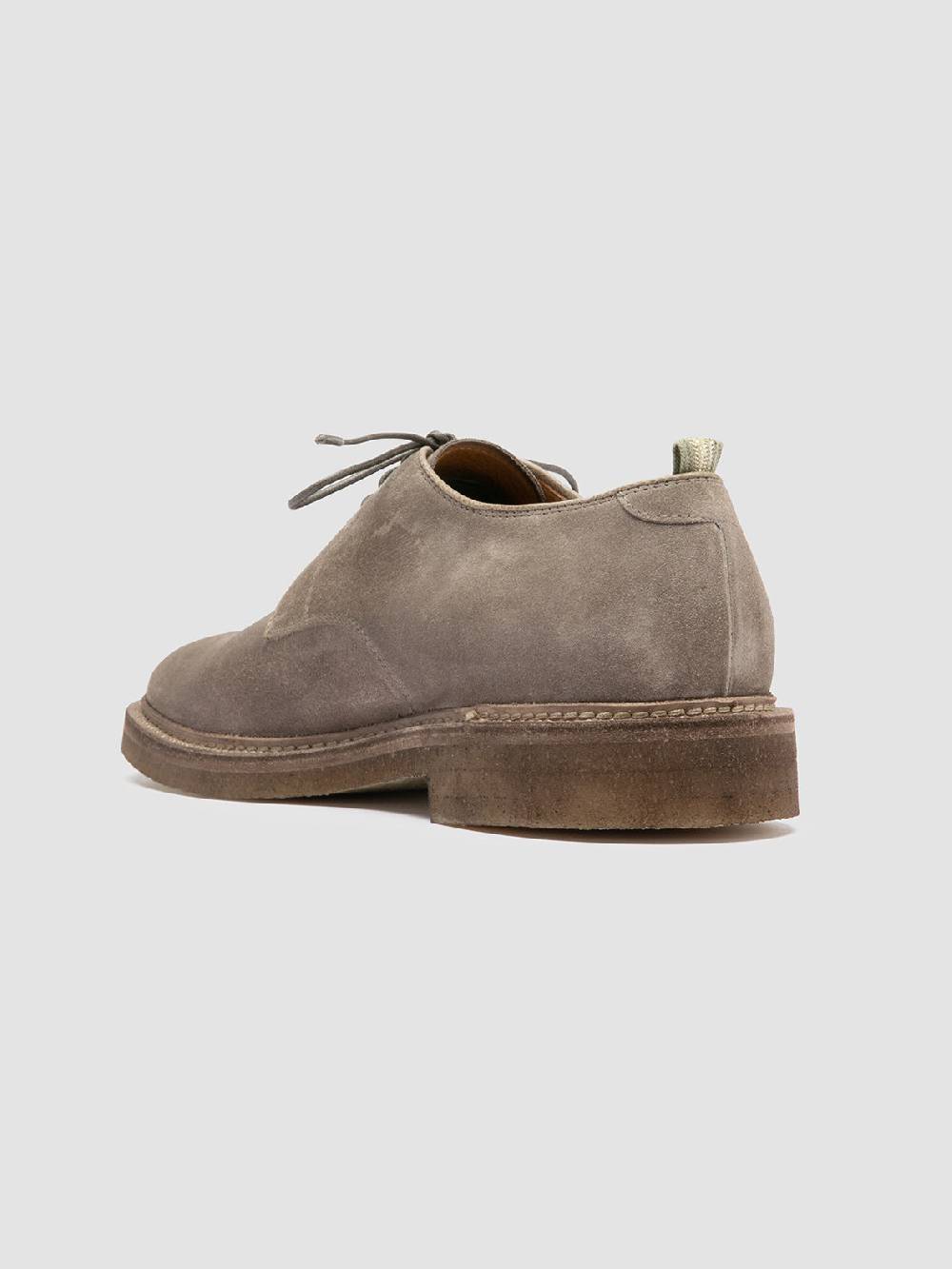 Officine Creative HOPKINS CREPE 115 Scarpe Derby in Pelle Scamosciata Tortora Ultimi due giorni