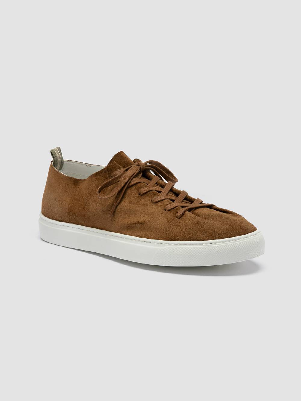 Officine Creative LEGGERA 001 Sneakers Basse in Pelle Scamosciata Marrone Fino al 65% di sconto