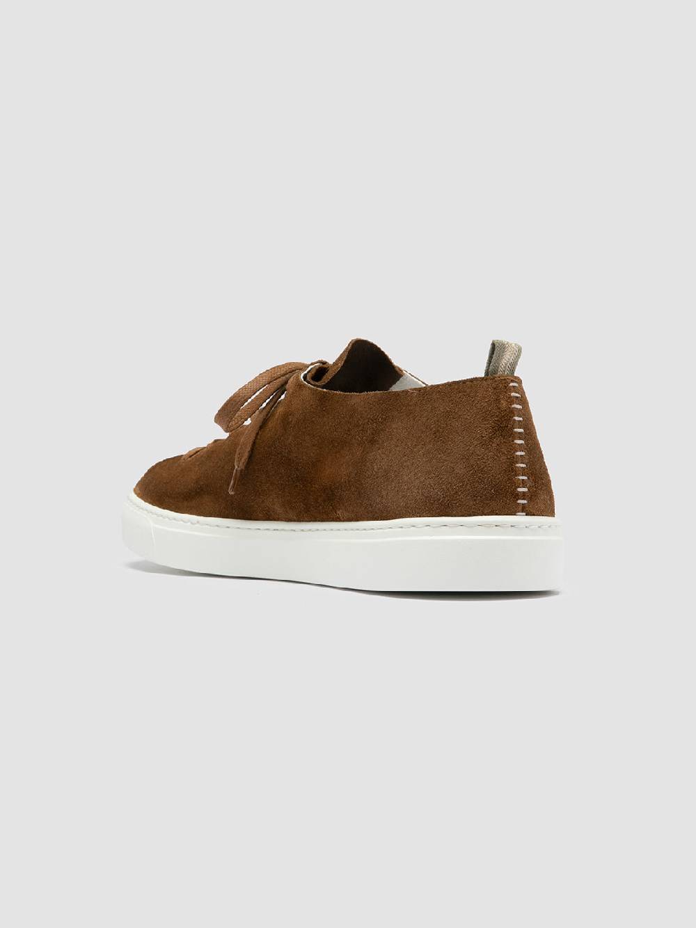 Officine Creative LEGGERA 001 Sneakers Basse in Pelle Scamosciata Marrone Fino al 65% di sconto
