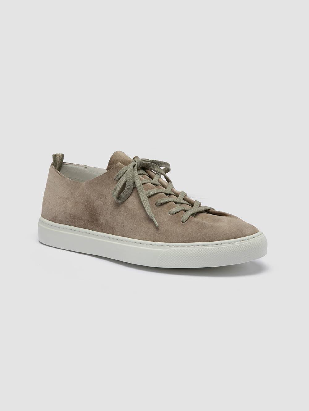 Officine Creative LEGGERA 001 Sneakers Basse in Pelle Scamosciata Tortora Offerta speciale della fabbrica