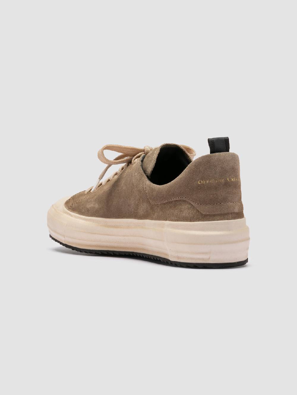 Officine Creative MES 009 Sneakers Basse in Pelle e Suede Tortora Trasporto libero internazionale