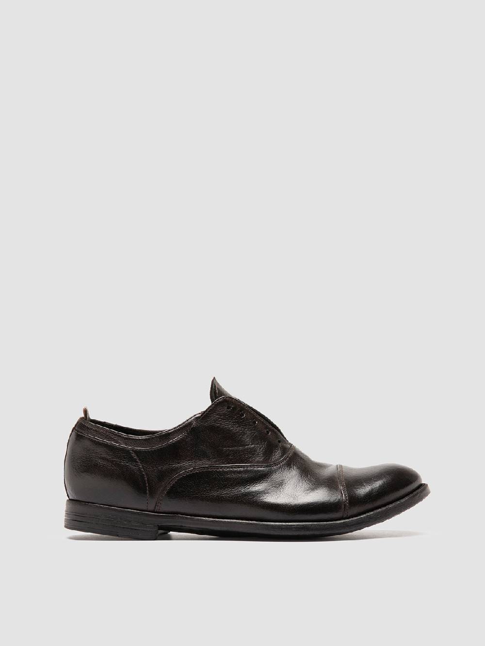 Officine Creative ARC 501 Oxford in Pelle Marrone Esporta salva