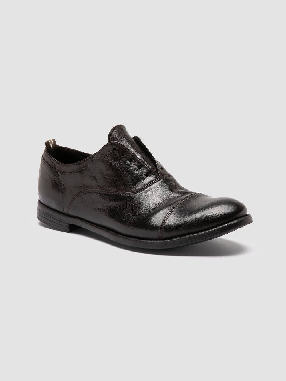 Officine Creative ARC 501 Oxford in Pelle Marrone Esporta salva