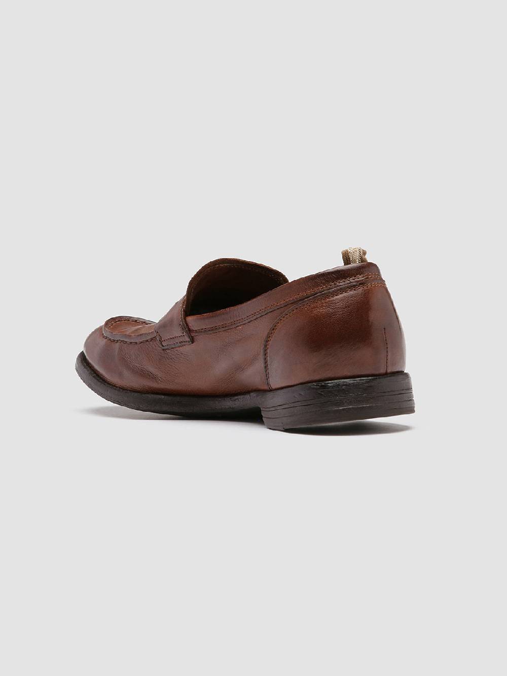 Officine Creative ARC 509 Mocassini Penny Loafer in Pelle Marrone Black Friday Prezzi