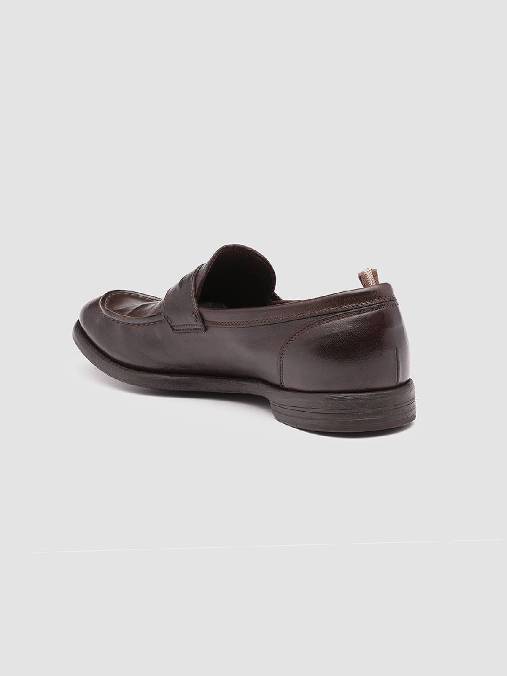 Officine Creative ARC 509 Mocassini Penny Loafer in Pelle Marrone In vendita