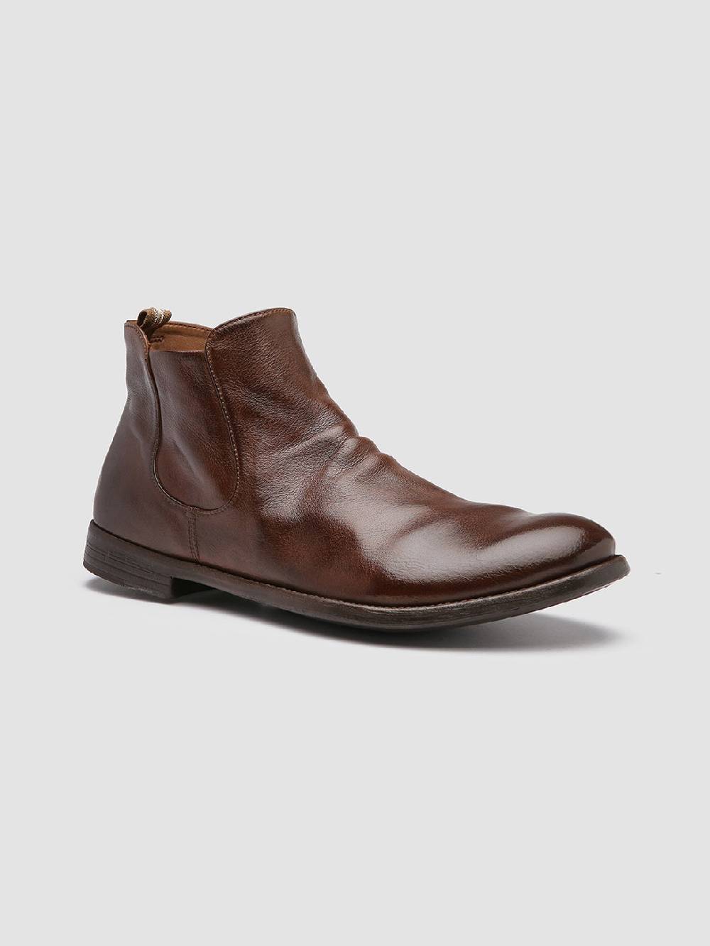 Officine Creative ARC 514 Stivaletti in Pelle Marrone Italy