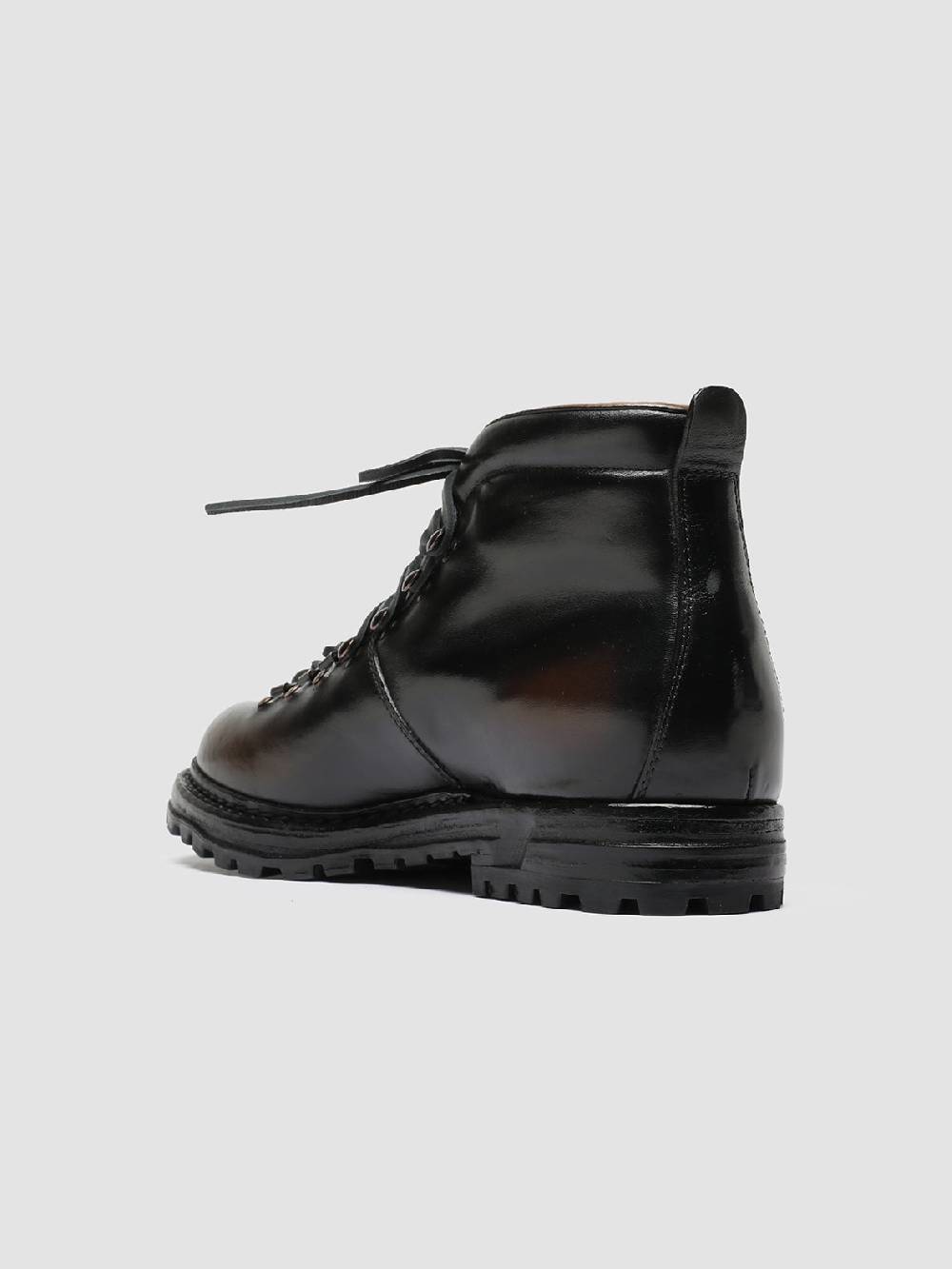 Officine Creative ARTIK 001 Stivali Stringati in Pelle Marrone Promozione