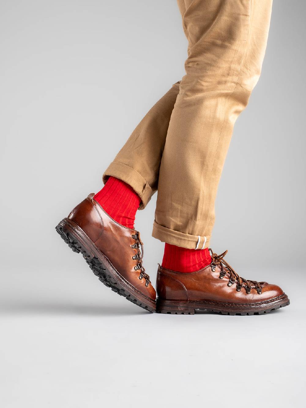 Officine Creative ARTIK 003 Scarpe da Trekking in Pelle Marrone Spedizione Gratuita